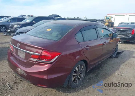 2013 Honda Civic Ex z USA, uszkodzony, nr VIN 2HGFB2F8XDH559040